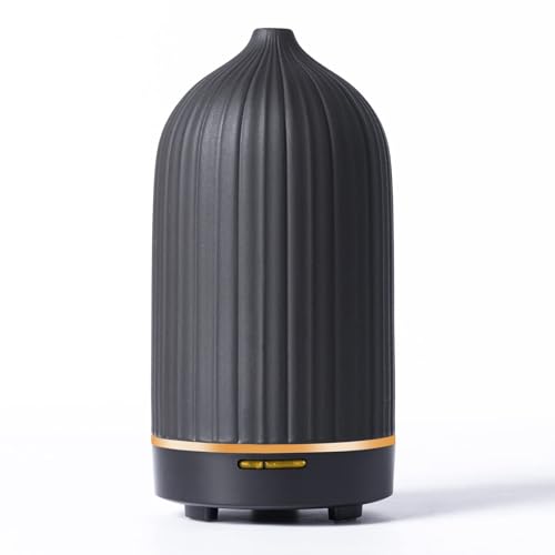 Keramik-Diffusor, Ultraschall-Diffusor für ätherische Öle, kühler Nebel-Luftbefeuchter mit wasserloser automatischer Abschaltung für Babys im Home Office von Wanlola