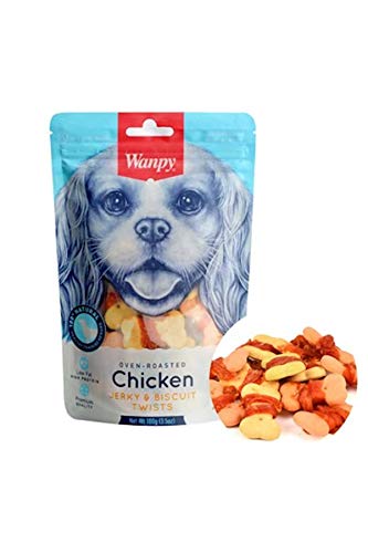Wanpy Huhn Oven-Roasted Chicken Jerky / Biscuit Twists - 100 Gramm Wanpy Huhn Oven-Roasted Chicken Jerky / Biscuit Twists - 100 Gramm von Wanpy
