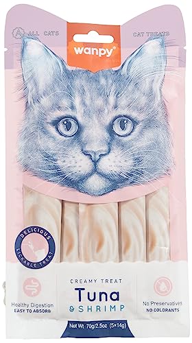 Wanpy Ton Fisch & Garnelen 5x14 g Likit Cat Award von Wanpy