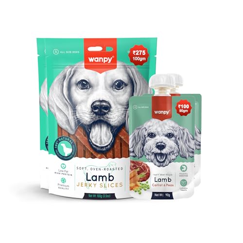 Wanpy strisce di tenero filetto di agnello per cani 100 gr von Wanpy