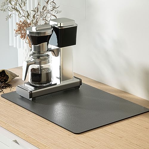 Unterlage FüR Kaffeevollautomat,Anti-Rutsch Wasserdicht Silikonunterlage,Matte FüR Kaffeemaschine Anti-Rutsch Unterlage,Barista ZubehöR Pad Als wasserdichte Auslaufsichere Matte von Wansiman