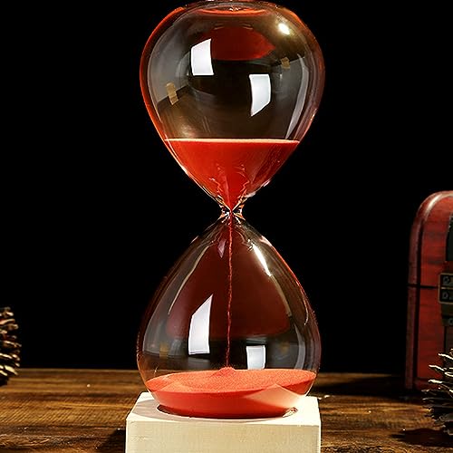 Wansiman Sanduhr Glas Timer,GroßE Sanduhr 60 Minuten,Regenbogen Glas Deko Sanduhren,Ornement Sand Timer,Home Decor Spielzeug,FüR Kinder Schule,Home,BüRos Zeitmanagement von Wansiman