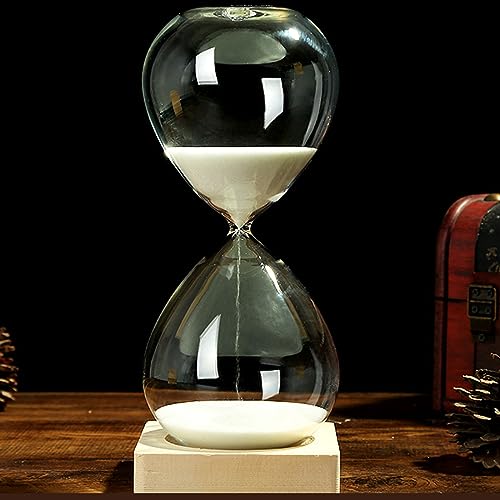 Wansiman Sanduhr Glas Timer,GroßE Sanduhr 60 Minuten,Regenbogen Glas Deko Sanduhren,Ornement Sand Timer,Home Decor Spielzeug,FüR Kinder Schule,Home,BüRos Zeitmanagement von Wansiman
