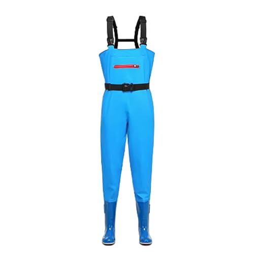 Wansiman Wathose,FischTeich Anglerhose,Wathose Damen,Teichhose,Wathose Anglerhose,Jagd Wathosen,rutschfest Wathosen,Kniepolster,wasserdichte,Atmungsaktive,Strapazierfähige Hosenträger,Für Bauernhöfe von Wansiman