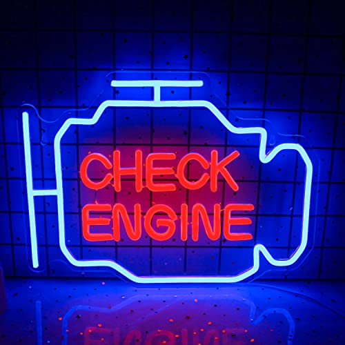 Überprüfen Sie Motor Neon Schild Motor Neon Lichter Wand, Auto Neon Schild Lampe, LED Leuchtreklamefür Wand Dekor Auto Raum Garage Reparatur Shop Mann Höhle Shop Sign von Wanxing