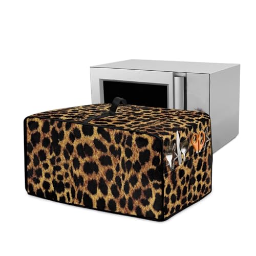 Wanyint Kleine Toaster-Ofenabdeckung, 47 x 37 x 23 cm, Leinenoptik, Polyester, mit Griff und Tasche, Küche, Heimdekoration, brauner Gepardendruck Wanyint Kleine Toaster-Ofenabdeckung, 47 x 37 x 23 cm, Leinenoptik, Polyester, mit Griff und Tasche, Küche, Heimdekoration, brauner Gepardendruck von Wanyint