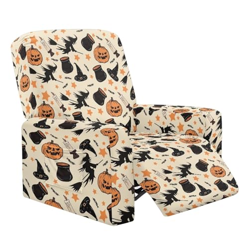 Wanyint Kürbis-Hexenhut, Stern, Couchbezug, bequemer Stuhlbezug für Liegestuhl, rutschfest, für Einzelsitzer, Couch, Stretch-Möbelschutz für Zuhause, Halloween-Dekoration Wanyint Kürbis-Hexenhut, Stern, Couchbezug, bequemer Stuhlbezug für Liegestuhl, rutschfest, für Einzelsitzer, Couch, Stretch-Möbelschutz für Zuhause, Halloween-Dekoration von Wanyint