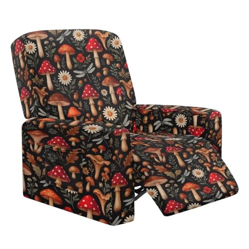 Wanyint Lazyboy-Bezug mit Gänseblümchen-Motiv, übergroß, rutschfest, 4 Stück, weicher Bezug für Liegestühle, Möbelschutz für Liegestühle Wanyint Lazyboy-Bezug mit Gänseblümchen-Motiv, übergroß, rutschfest, 4 Stück, weicher Bezug für Liegestühle, Möbelschutz für Liegestühle von Wanyint