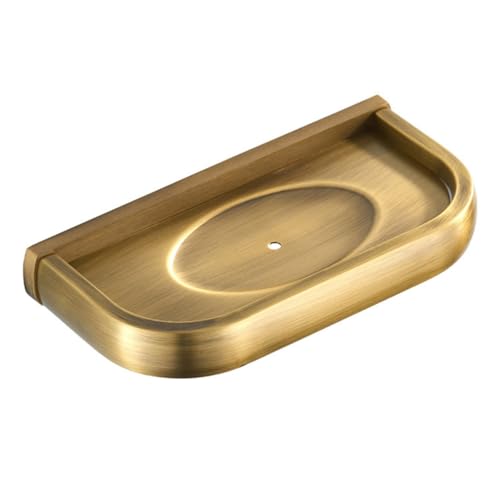 Wanym Retro Seifenhalter Messing, Seifenschalen für Das Bad, Seifenschale Dusche Messing Seifenhalter Wandhalterung Seifenablage Antike Seifenkiste für Dusche Bad Küche,Messing von Wanym