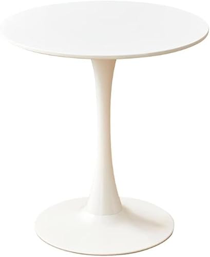 WappiGo Runder Bistro-Bartisch Esstisch Tulpe Restaurant Freizeit Kleine Runde Tische Weiß Home Coffee Verhandlungen Milch Tee Shop Tische von WappiGo