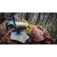 Handgeschmiedeter Mjölnir Flaschenöffner Ring von WarFireForge