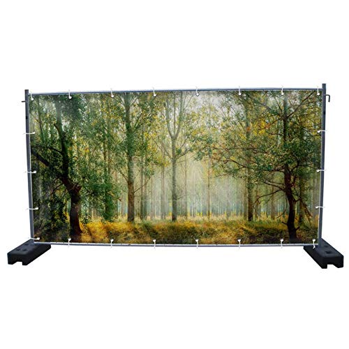 340 x 173 cm | Wald B5 Bauzaunbanner, Sichtschutz, Werbebanner, Festival Banner 340 x 173 cm | Wald B5 Bauzaunbanner, Sichtschutz, Werbebanner, Festival Banner von Warenfux24