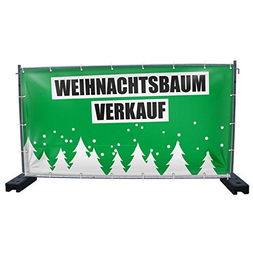 340 x 173 cm | Weihnachtsbaumverkauf B1 Bauzaunbanner, Sichtschutz, Werbebanner, Weihnachten 340 x 173 cm | Weihnachtsbaumverkauf B1 Bauzaunbanner, Sichtschutz, Werbebanner, Weihnachten von Warenfux24