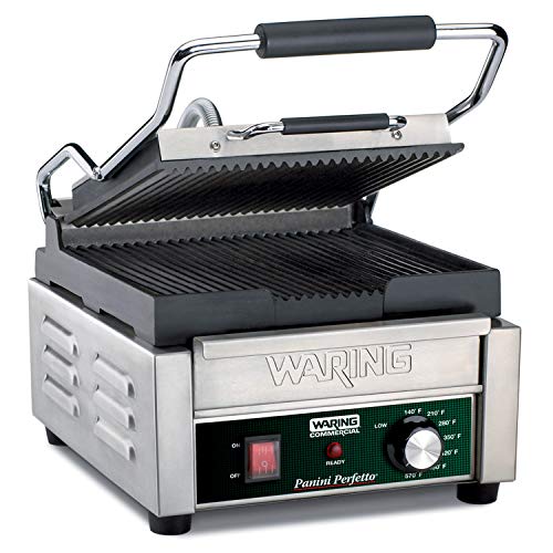 Waring Commercial Brötchengrill, Schwarz und Grau von Waring