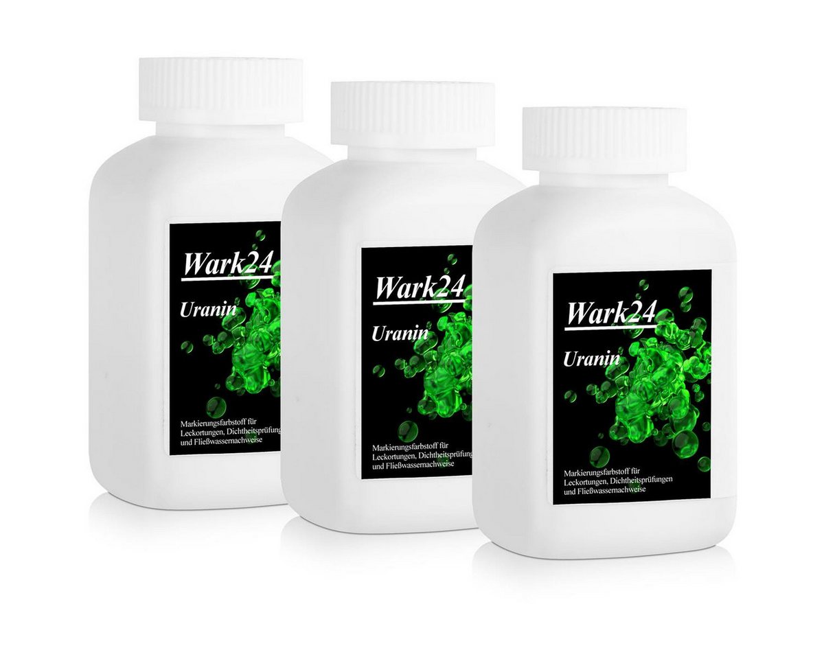 Wark24 Dichtstoff Wark24 Uranin 100g Fluorescein Dichtigkeitsprüfungen Strömungsanalyse von Wark24