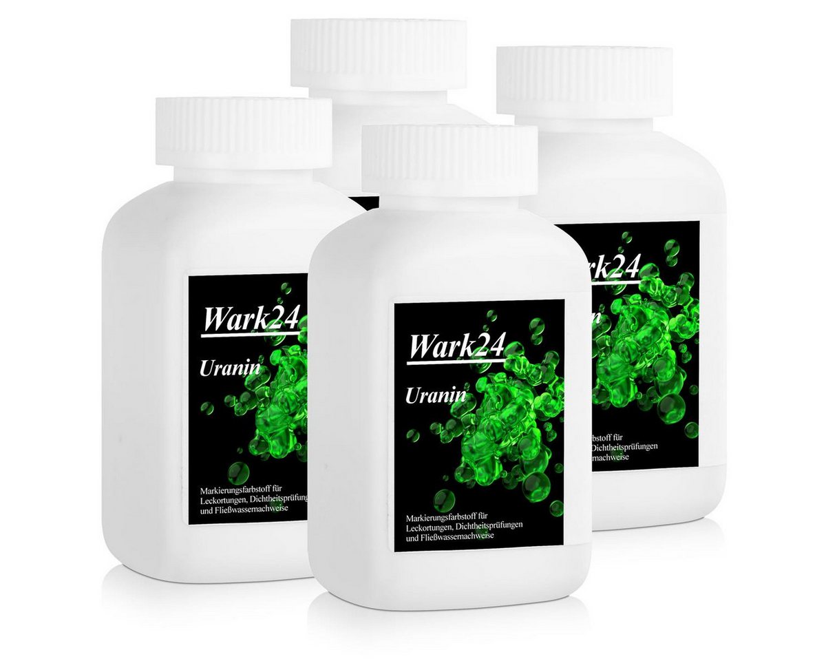 Wark24 Dichtstoff Wark24 Uranin 100g Fluorescein Dichtigkeitsprüfungen Strömungsanalys von Wark24