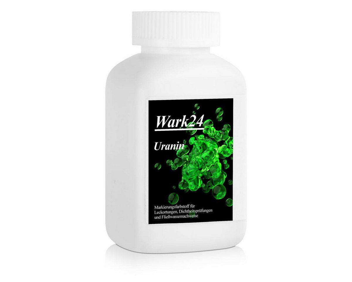 Wark24 Dichtstoff Wark24 Uranin 100g Fluorescein Dichtigkeitsprüfungen Strömungsanalyse von Wark24