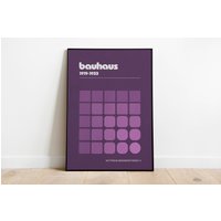 Bauhaus Poster, Druck, Ausstellungsdruck, Art Mid Century Modern, Vintage Wandkunst von WarmAtHome