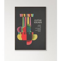 Gitarre Poster, Jazz Druck, Musik Zitat, Musiker, Home Decor, Wall Art von WarmAtHome