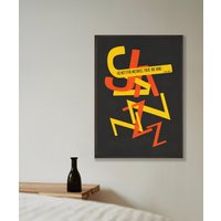 Jazz Poster, Druck, Zitate Über Das Leben, Miles Davis, Musiker, Musik Zitat, Kunstdruck von WarmAtHome