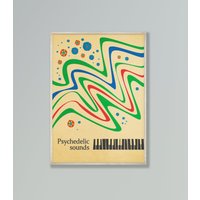 Klavier Poster, Jazz Druck, Musik Zitat, Musiker, Home Dekor, Wandkunst, Psychedelisch von WarmAtHome