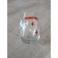 Handbemaltes Weinglas Oder Pintglas. Glöckchen Trinkerbell Muttertag Geschenk Beste Freunde von WarmBoxedWine