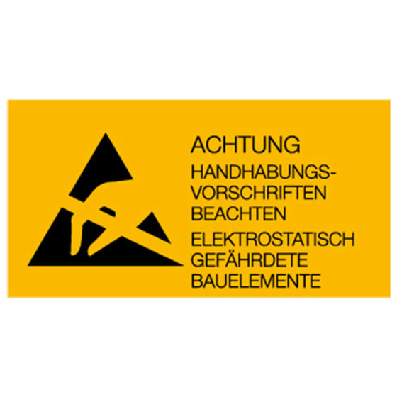 Warmbier® - Warnschild EGB deutsch, Rolle mit 1.000 Aufklebern 36x75mm von Warmbier