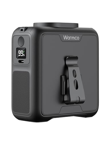Warmco Tragbarer Taillenclip-Ventilator, 10000mAh Akku, 5 Kühlstufen, 15000RPM, LED-Beleuchtung, Powerbank-Funktion, Outdoor-tauglich für Bauarbeiter, Gärtner und Sommerreisen Warmco Tragbarer Taillenclip-Ventilator, 10000mAh Akku, 5 Kühlstufen, 15000RPM, LED-Beleuchtung, Powerbank-Funktion, Outdoor-tauglich für Bauarbeiter, Gärtner und Sommerreisen von Warmco
