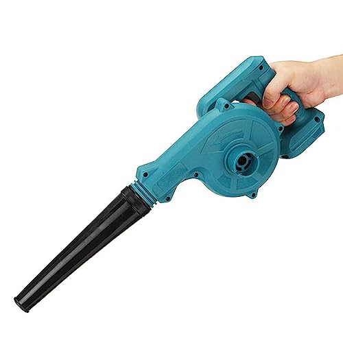 Akku-Laubbläser UniversalLeafBlower,für Makita 18v Batterie, 2-in-1 leichte elektrische Gartenblattgebläse und Staubsauger für Rasenpflegeblatt Blasen, Auto, Ecke Staubreinigung von Warmfunn