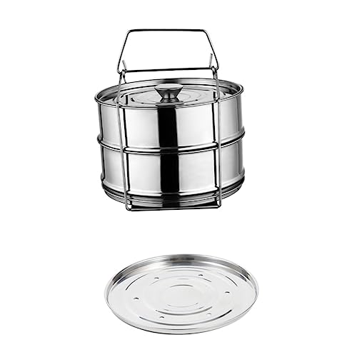 Warmhm 1 Satz Dampfgarer aus Lagiger Dampfkorb für Küche Leicht zum Dämpfen von Lebensmitteln für Induktionsherde Geeignet Warmhm 1 Satz Dampfgarer aus Lagiger Dampfkorb für Küche Leicht zum Dämpfen von Lebensmitteln für Induktionsherde Geeignet von Warmhm