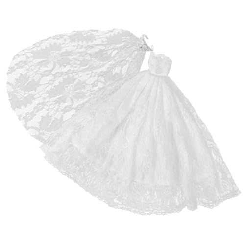 Warmhm 1 Set Hochzeitsschleierpuppe Traditionell Brautjungfer Hochzeitstag Puppe Hochzeitskleid Rock Mädchen Puppenkleid Puppen Unser Modepuppenkleid Brautjungfern Ausgefallene Party von Warmhm