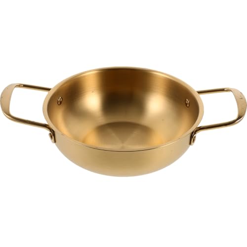 Warmhm 1 Stück Ramen Topf Goldfarbener Nudelkochtopf für Haushalte Geeignet für Gas und Elektroherde Langlebig und Pflegeleicht für Suppen und Pasta Warmhm 1 Stück Ramen Topf Goldfarbener Nudelkochtopf für Haushalte Geeignet für Gas und Elektroherde Langlebig und Pflegeleicht für Suppen und Pasta von Warmhm