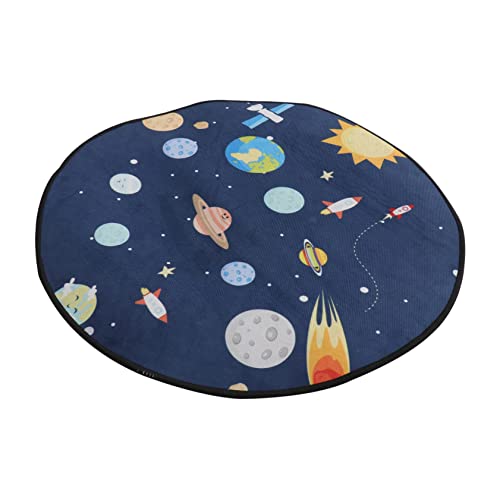 Warmhm 1Stück Cartoon Muster Bodenmatte Runder Teppich für Kinderzimmer Kinder Schlafzimmer Kreatives Design Pflegeleicht Waschbar Leuchtende Farben Warmhm 1Stück Cartoon Muster Bodenmatte Runder Teppich für Kinderzimmer Kinder Schlafzimmer Kreatives Design Pflegeleicht Waschbar Leuchtende Farben von Warmhm