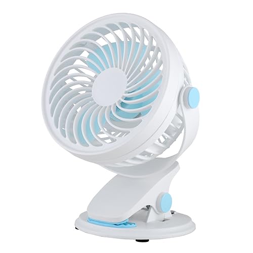 Warmhm 1 Stück USB Clip Handventilator Wiederaufladbarer Akku Betriebene Ventilatoren Tragbare Kühlung Kleiner Mini Tragbarer Mini Für von Warmhm