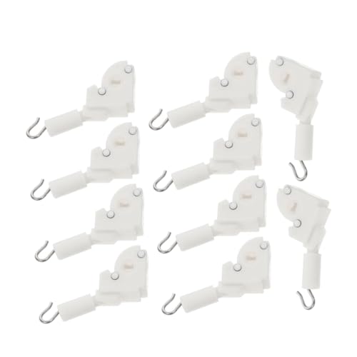 Warmhm 10 Stück Fenster Jalousien Kippmechanismus aus Kunststoff Haken Design für Einfache Montage Kompatibel mit Rollos Römischen Gardinen und Jalousien Geeignet für Schlafzimmer und von Warmhm