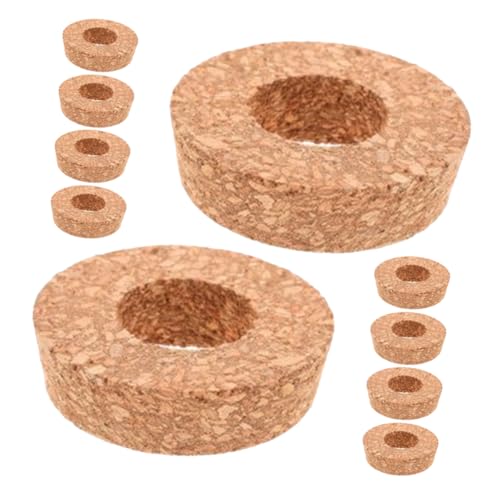 Warmhm 10 Stück Korkdeckel für Glaspflanzgefäße Holzstoppeln mit Loch für Hydroponik Vielseitige Deckel für Terrarien und Kreative Raumgestaltung Warmhm 10 Stück Korkdeckel für Glaspflanzgefäße Holzstoppeln mit Loch für Hydroponik Vielseitige Deckel für Terrarien und Kreative Raumgestaltung von Warmhm