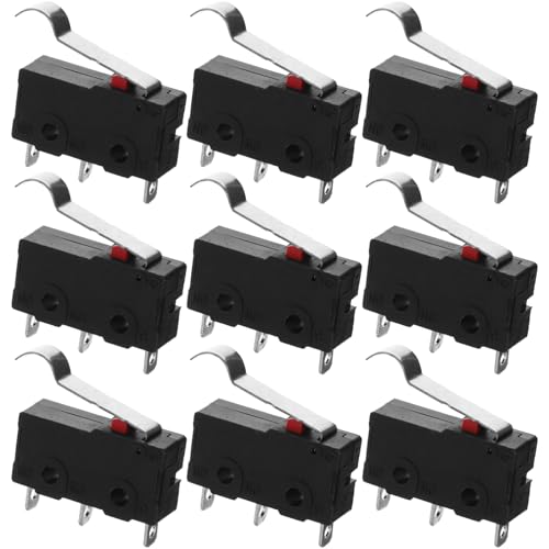 Warmhm 10 Stück Mikroschalter mit Hebelarm Elektrischer Grenzschalter für Automatische Steuerung Robustes Ppa für Anspruchsvolle Anwendungen Kompakt und Leicht zu Installieren Warmhm 10 Stück Mikroschalter mit Hebelarm Elektrischer Grenzschalter für Automatische Steuerung Robustes Ppa für Anspruchsvolle Anwendungen Kompakt und Leicht zu Installieren von Warmhm