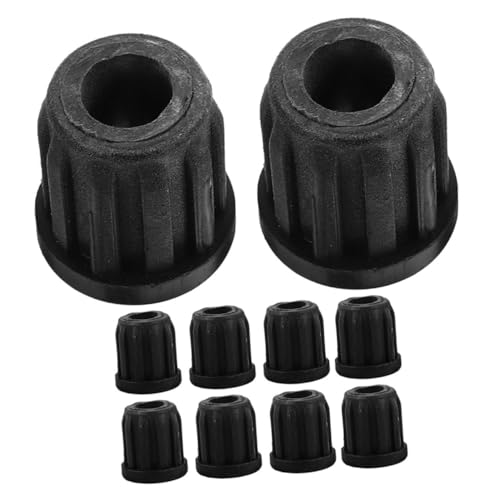Warmhm 10 Stück Teiliges Caster Socket Sleeves aus Robustem Kunststoff Verschleißfest und Bruchfest für Bürostuhl räder Einfache Montage Langlebige Steckhülsen zur Stabilen Befestigung von Warmhm