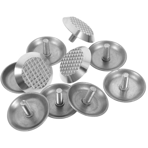Warmhm 10 Stück Teiliges Edelstahl Blindnagel Pflasternägel mit Anti rutsch Oberfläche für Gehwege und Barrierefreie Wege Einfache Montage und Wartung Sicherheitsverbessernde von Warmhm