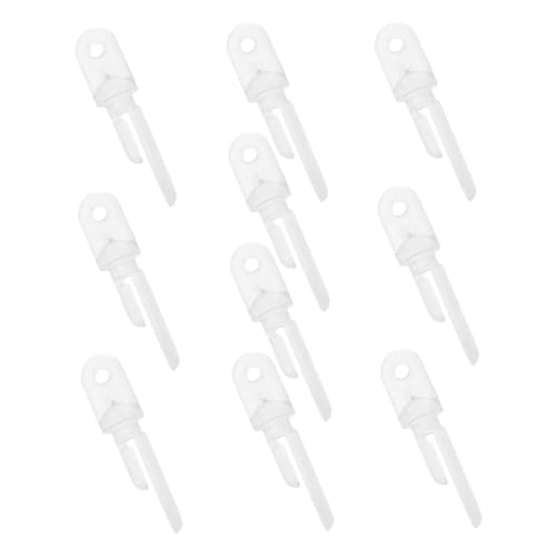 Warmhm 10 Stück Teiliges Kunststoff Fensterjalousie Drehstab Endstück Ersatz Langlebige Blendschalter Reparaturteile für Einfache Installation Vielseitig Einsetzbar zur Optimierung von von Warmhm
