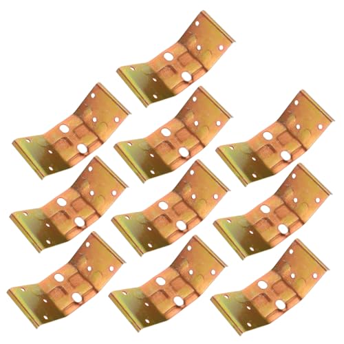 Warmhm 10 Stück Teiliges Möbel Eckwinkel aus Robustem Eisen Stabile Eckverbindung für Tische Schränke und Stühle Einfache Montage Langlebige Konstruktion für Sicheren Halt Warmhm 10 Stück Teiliges Möbel Eckwinkel aus Robustem Eisen Stabile Eckverbindung für Tische Schränke und Stühle Einfache Montage Langlebige Konstruktion für Sicheren Halt von Warmhm