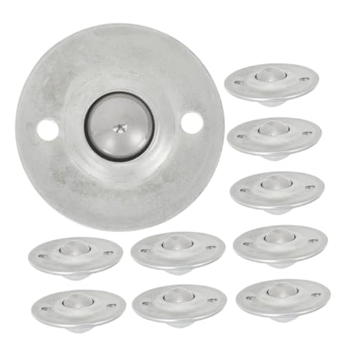 Warmhm 10 Stück Teiliges Rollenlager Kugel Stabile Möbelrollen für Reibungslose Drehung Vielseitig Einsetzbar in Förder Verpackungs Transportsystemen von Warmhm