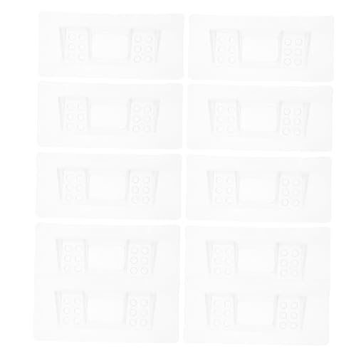 Warmhm 10 Stück Teiliges Selbstklebende Kunststoff Regalbodenträger Starke Haftung Bohrfreie Montage Belastbar für Schränke Küchen Kleiderschrankregale Vielseitige Warmhm 10 Stück Teiliges Selbstklebende Kunststoff Regalbodenträger Starke Haftung Bohrfreie Montage Belastbar für Schränke Küchen Kleiderschrankregale Vielseitige von Warmhm