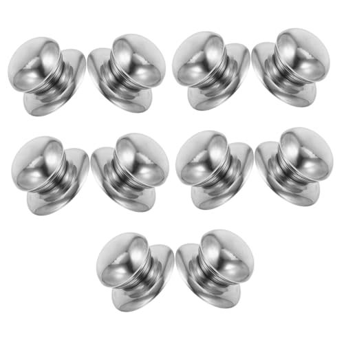 Warmhm 10 Stück Teiliges Topfdeckelknöpfe Hitzebeständige Ersatzgriffe für Kochgeschirr Ergonomischer Griff für Sicheres Handling der Küche von Warmhm