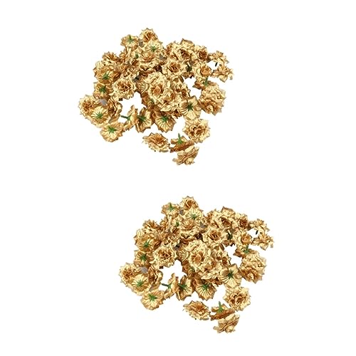 Warmhm 100 STK Gefälschte Rosenköpfe Zur Dekoration Goldenes Haar Künstliche DIY Künstliche Streurose Dekoration Lilane Blumen Rosarot Mini-Rose Seide Blütenkopf Weihnachten Warmhm 100 STK Gefälschte Rosenköpfe Zur Dekoration Goldenes Haar Künstliche DIY Künstliche Streurose Dekoration Lilane Blumen Rosarot Mini-Rose Seide Blütenkopf Weihnachten von Warmhm