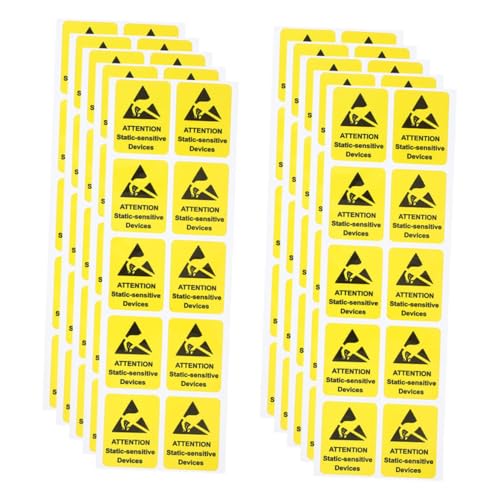 Warmhm 100 Stück Anti static Warnaufkleber Selbstklebende Hochspannungs warnetiketten für Zuhause Büro Produktionsstätte Sicherheitskennzeichnung Nicht Berühren Hinweis Warmhm 100 Stück Anti static Warnaufkleber Selbstklebende Hochspannungs warnetiketten für Zuhause Büro Produktionsstätte Sicherheitskennzeichnung Nicht Berühren Hinweis von Warmhm