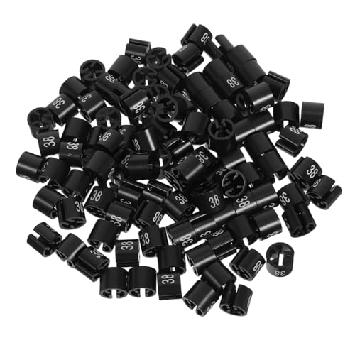 Warmhm 100 Stück Schwarze Größenring-clips für Kinderkleidung Nummerierte Marker Sichere Leichte Größenkennzeichnung für Kinderhosen Praktische Organisation für Zuhause und Handel Warmhm 100 Stück Schwarze Größenring-clips für Kinderkleidung Nummerierte Marker Sichere Leichte Größenkennzeichnung für Kinderhosen Praktische Organisation für Zuhause und Handel von Warmhm