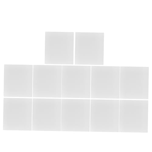 Warmhm 12 Stück Teiliges Druck Stift Kopiermatten Transparente PVC Zeichenunterlage Wiederverwendbare Tracing Sheets für Präzises Zeichnen Kunst und Bildung Leicht und Benutzerfreundlich von Warmhm