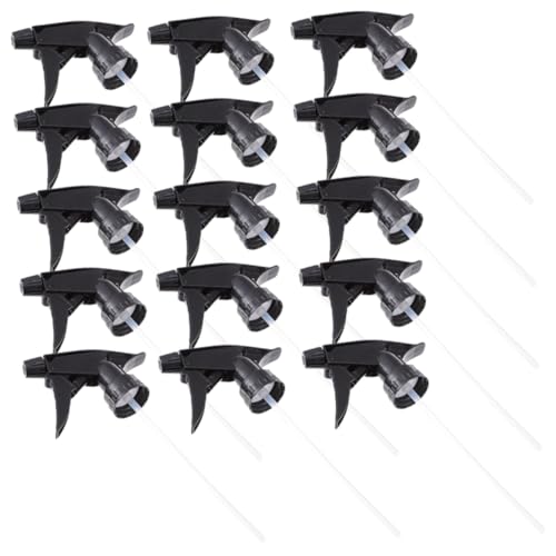 Warmhm 15 Stück Teiliges Sprühdüsen Langlebigem PP Ersatz sprühkopf für Standard sprühflaschen Wiederverwendbar Einsetzbar für Haushalt Garten Reinigung von Warmhm