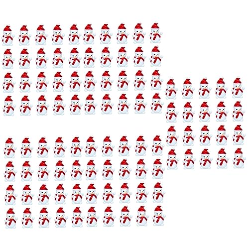 Warmhm 150stücke Schneemann Figuren Süße Weihnachtsdeko Aus Resin Für Mikrolandschaften Für DIY Bastelprojekte Und Festtagsdekoration Charmante Winter Ornamente Für Innen Und von Warmhm